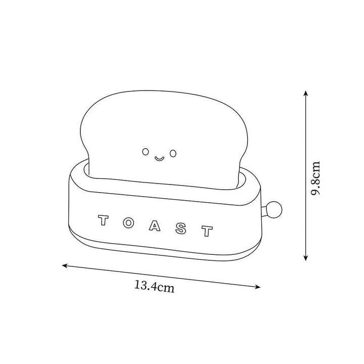 Rechargeable Toaster Lamp, Battery Desk Light