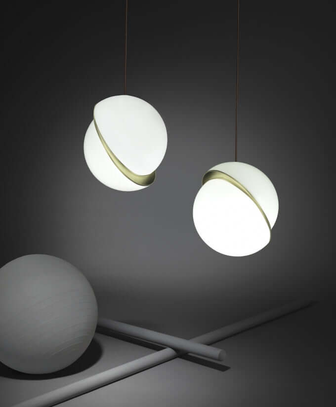 Modern Crescent Pendant Lamp