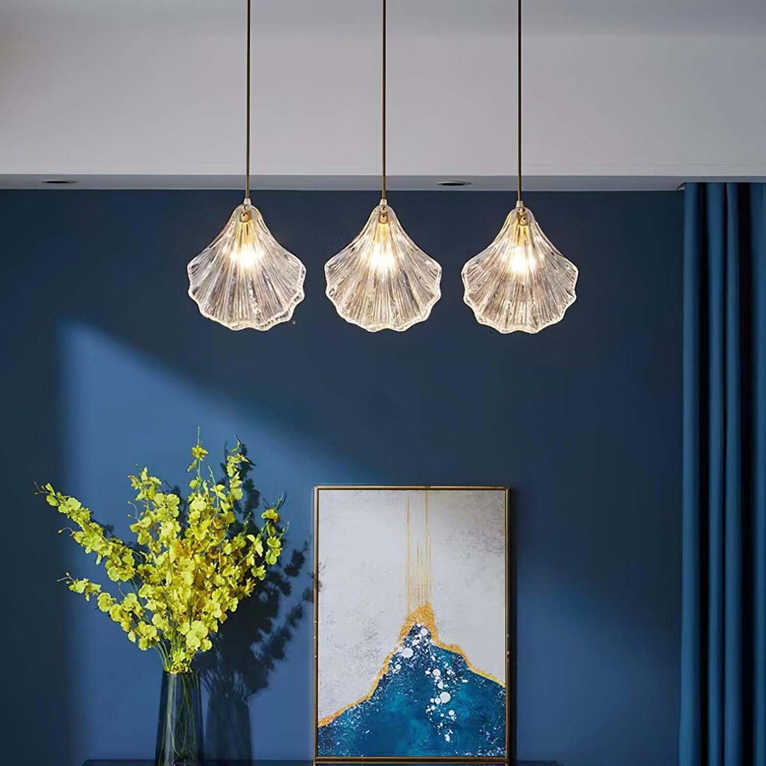 Seashell Glass Pendant Light