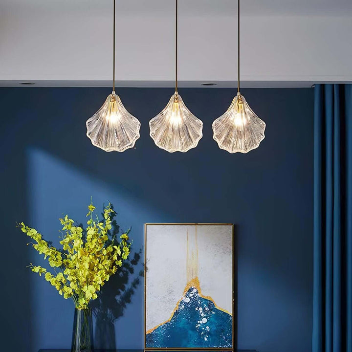 Seashell Glass Pendant Light