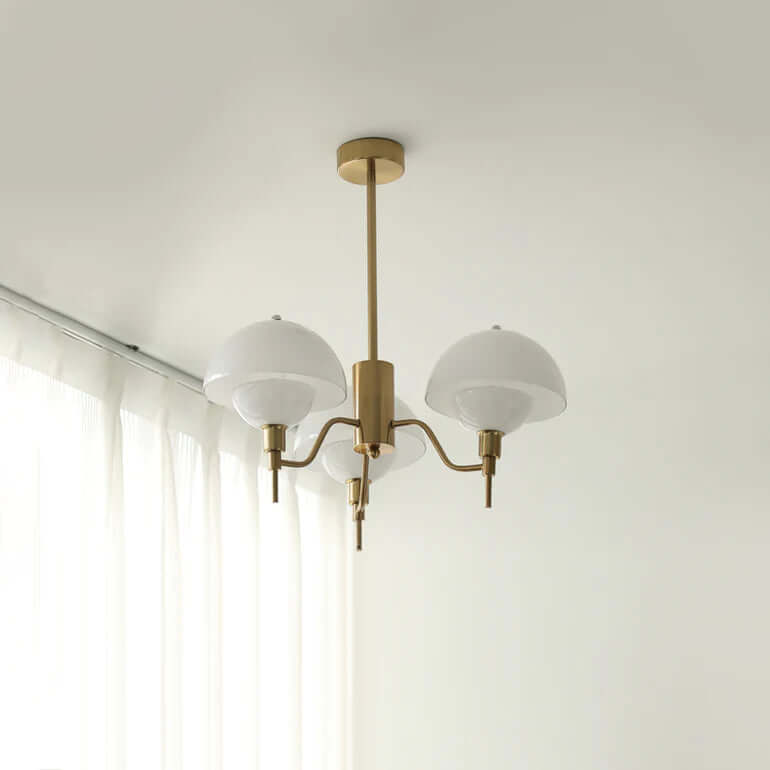 Elegant Cream Bubble Chandelier