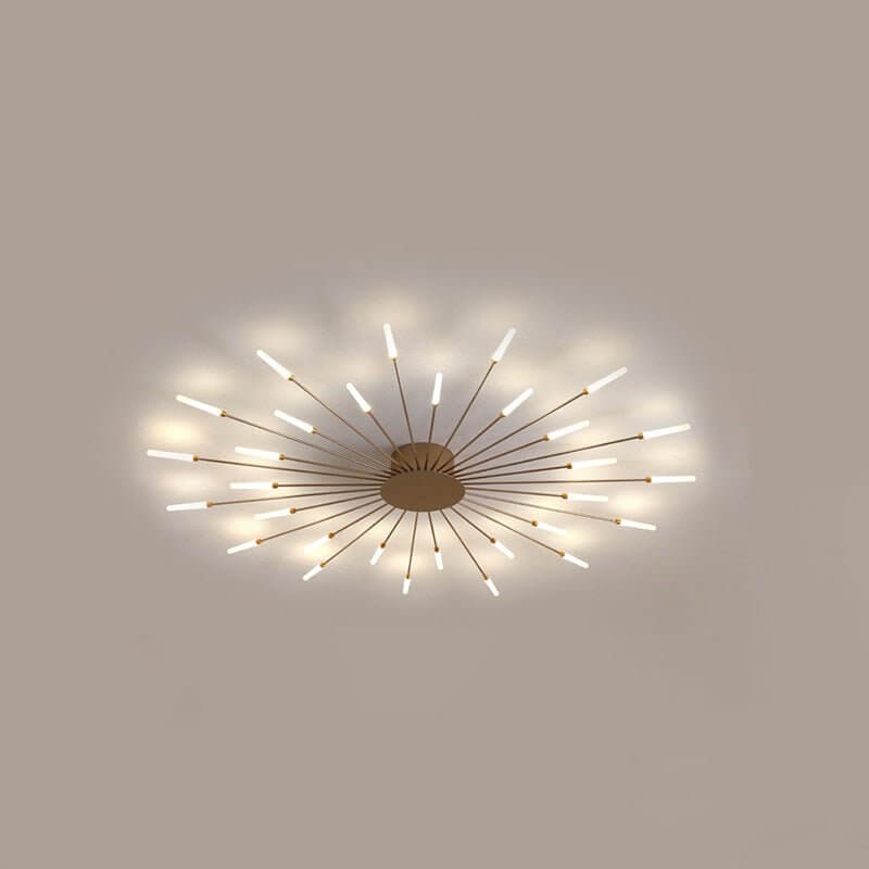 Modern Aluminum & Acrylic Chandelier