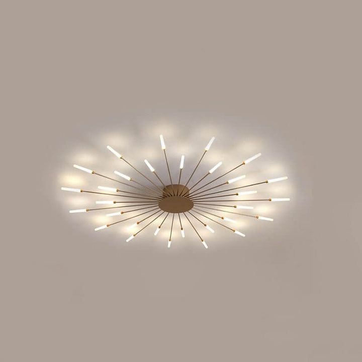 Modern Aluminum & Acrylic Chandelier