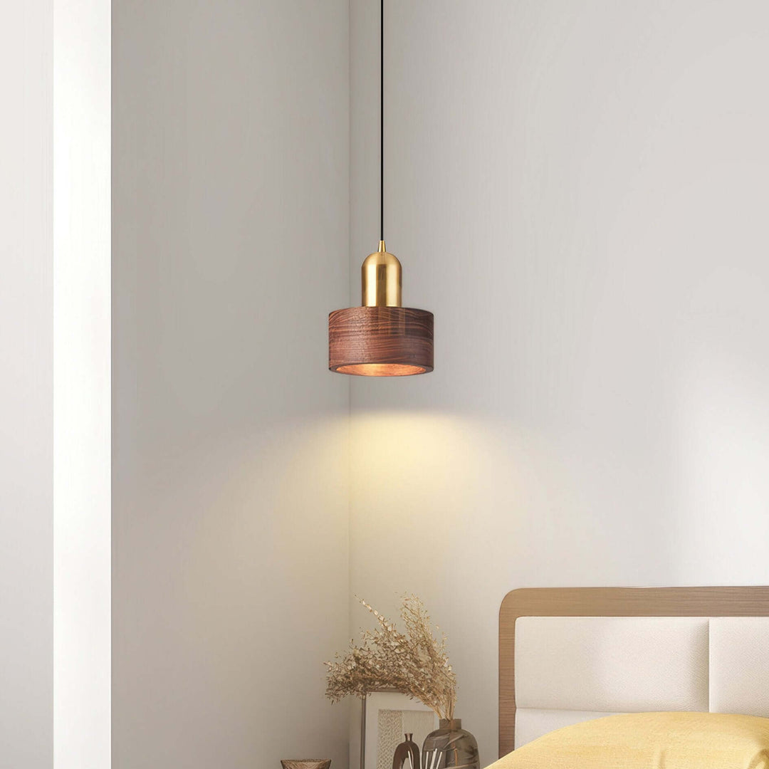 Cylinder Pendant Light - Japanese Style Hanging Lamp