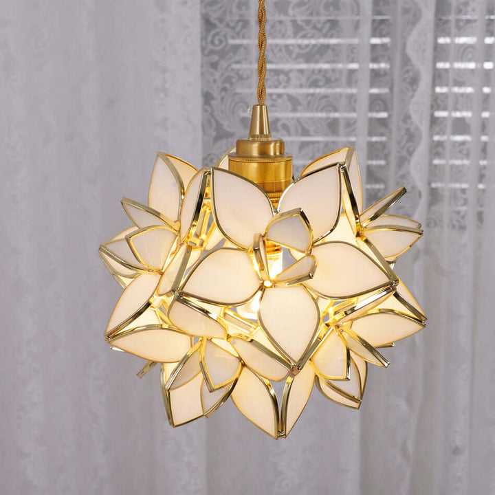 Capiz Shell Pendant Light, 20cm, Elegant Hanging Lamp