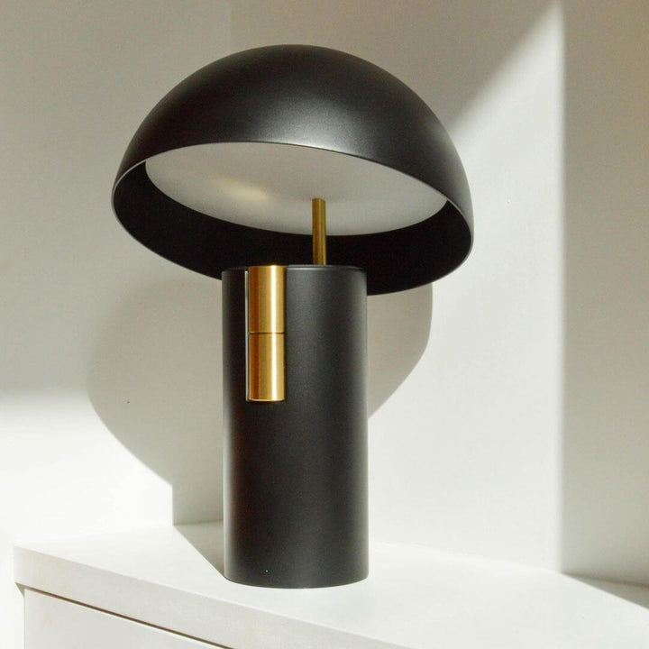 Modern Rotating Cylinder Table Lamp with LED