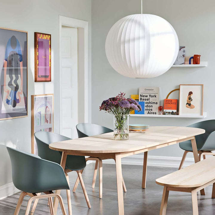 Nordic Style Pendant Lamp with Semi-Wood Finish