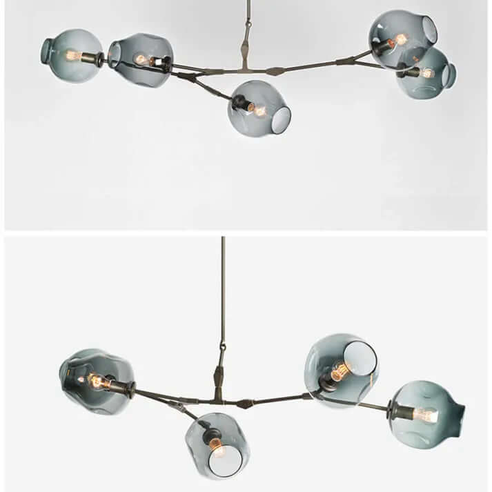 Modern Bubble Glass Sputnik Chandelier