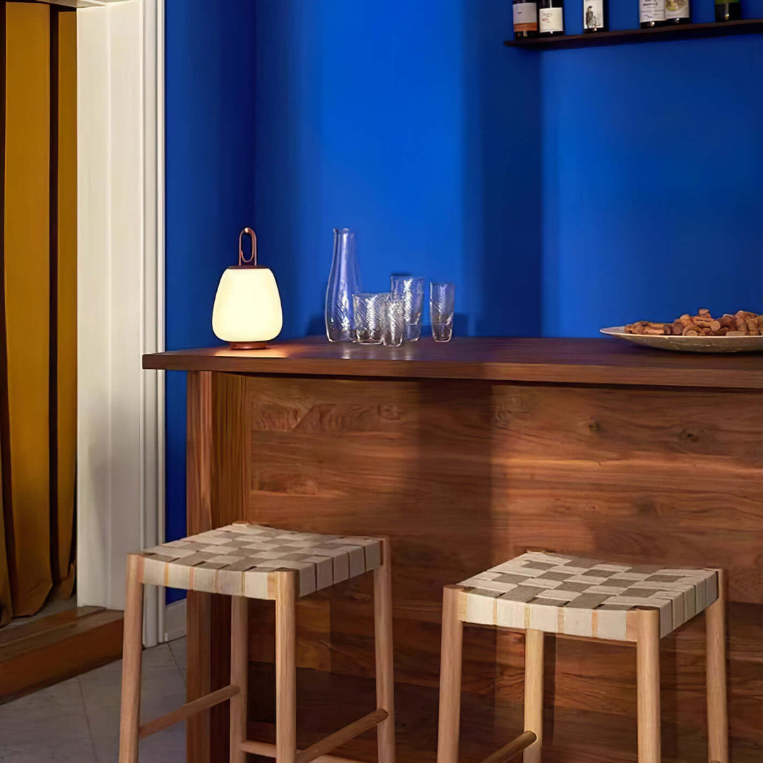 Portable LED Table Lamp with Built-in Battery