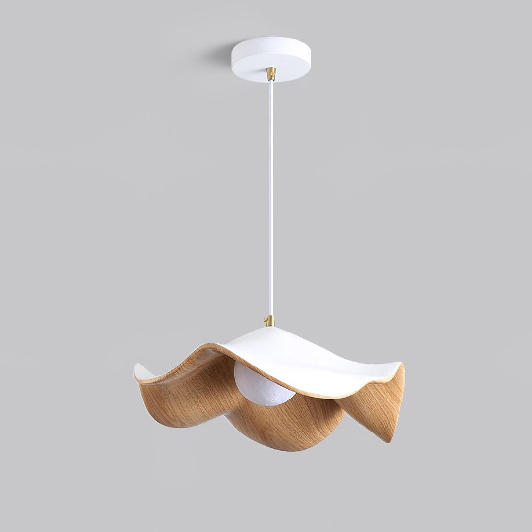 Decorative Resin Pendant Lamp with Leaf Design