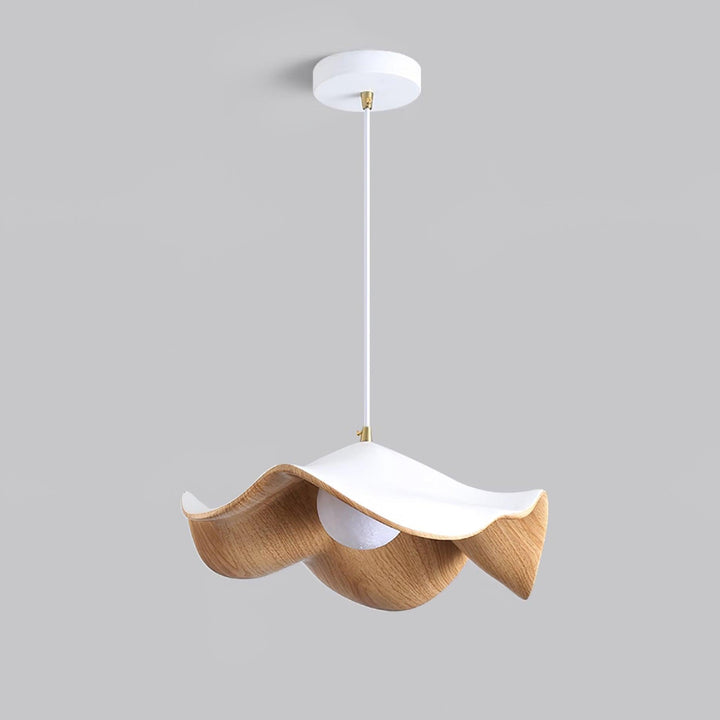 Decorative Resin Pendant Lamp with Leaf Design