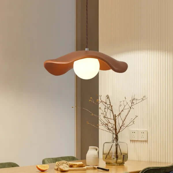 Wabi Sabi Lotus Leaf Pendant Light