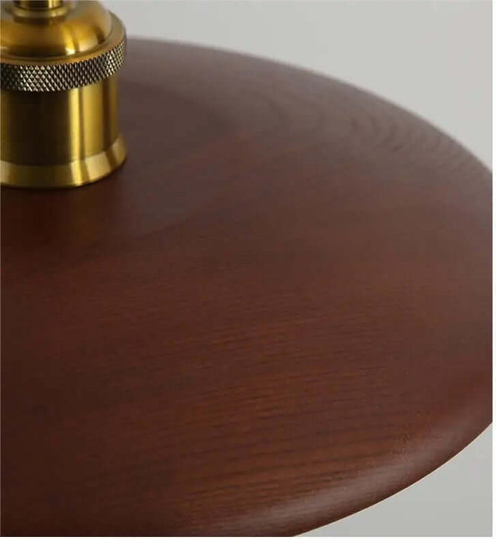 Elegant Wood Ceiling Lamp 2700K LED