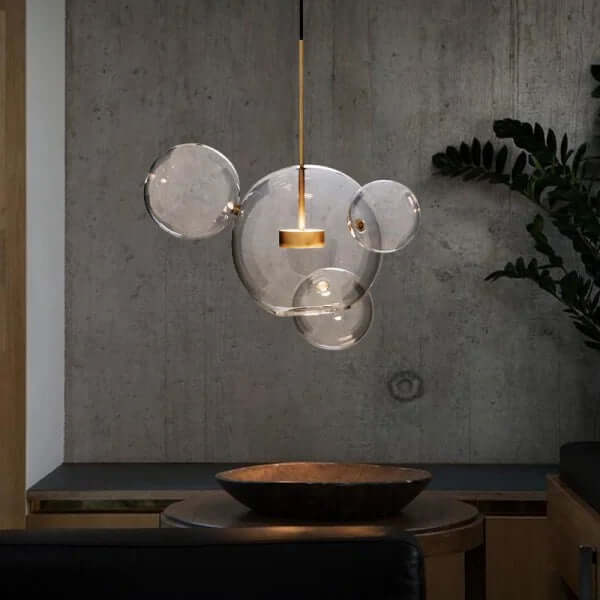 Modern Glass Sphere Pendant Light