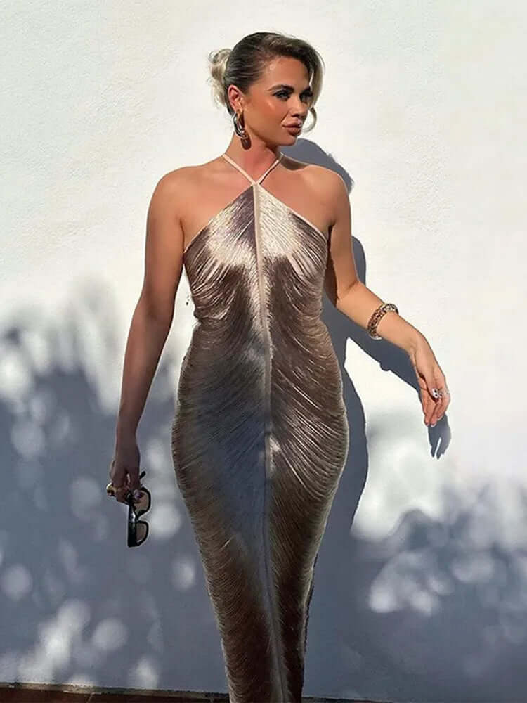 Women's Asymmetrical Fringe Summer Dress