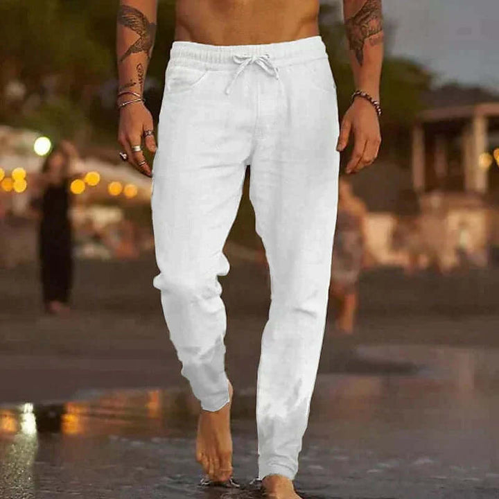 Men's Casual Trousers - Lightweight Summer Fit