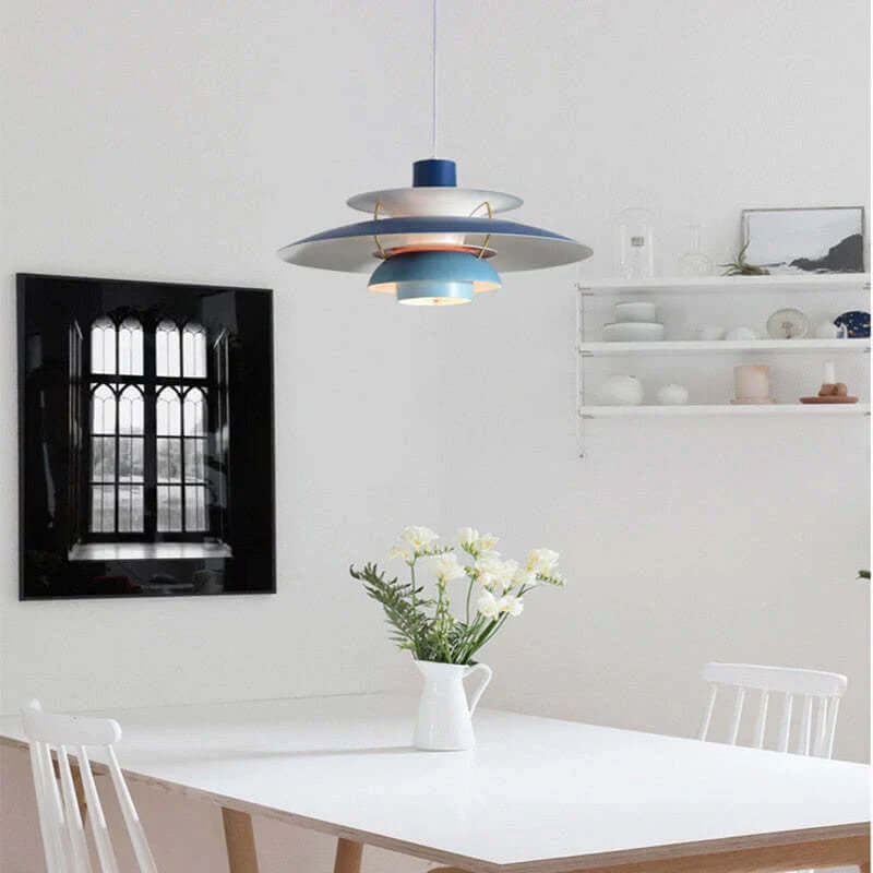Modern LED Hanging Lamp with Shade
