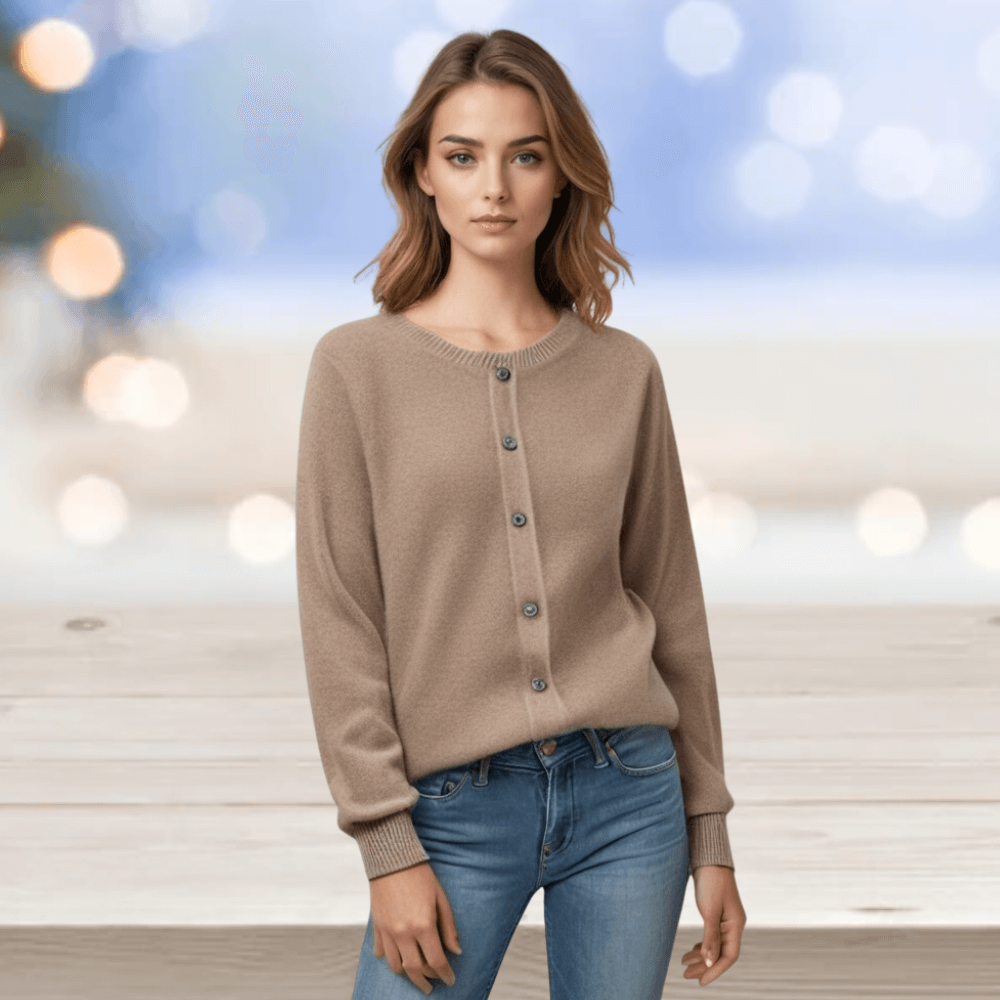 Women's Cardigan with V-Neck