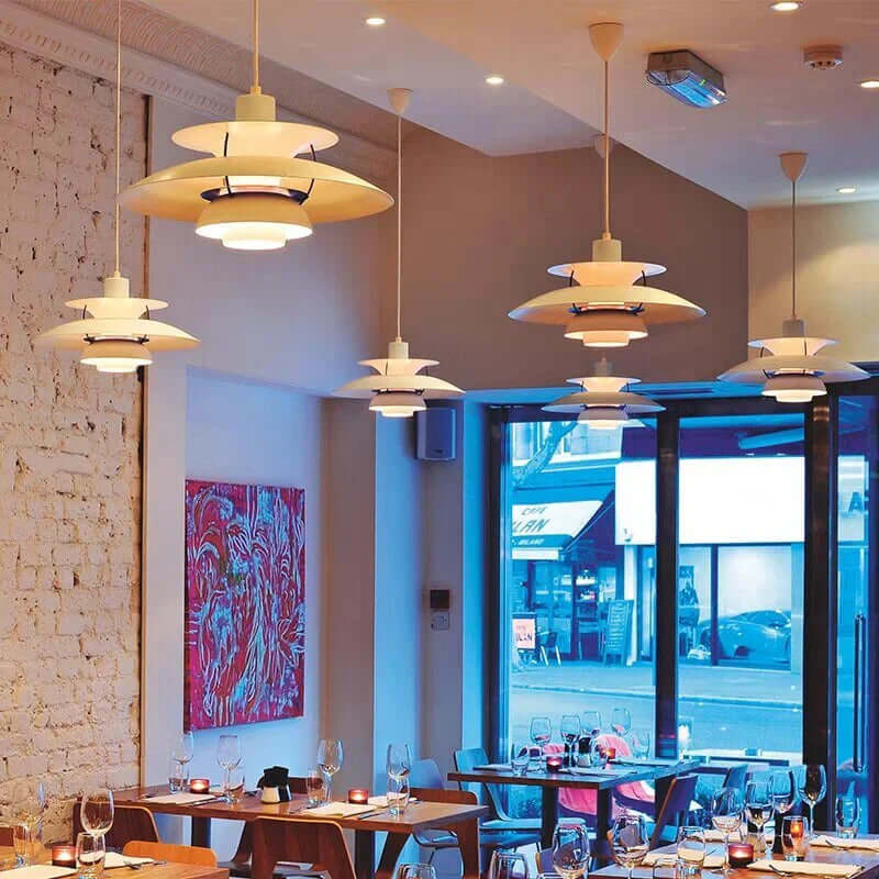 Modern LED Hanging Lamp with Shade