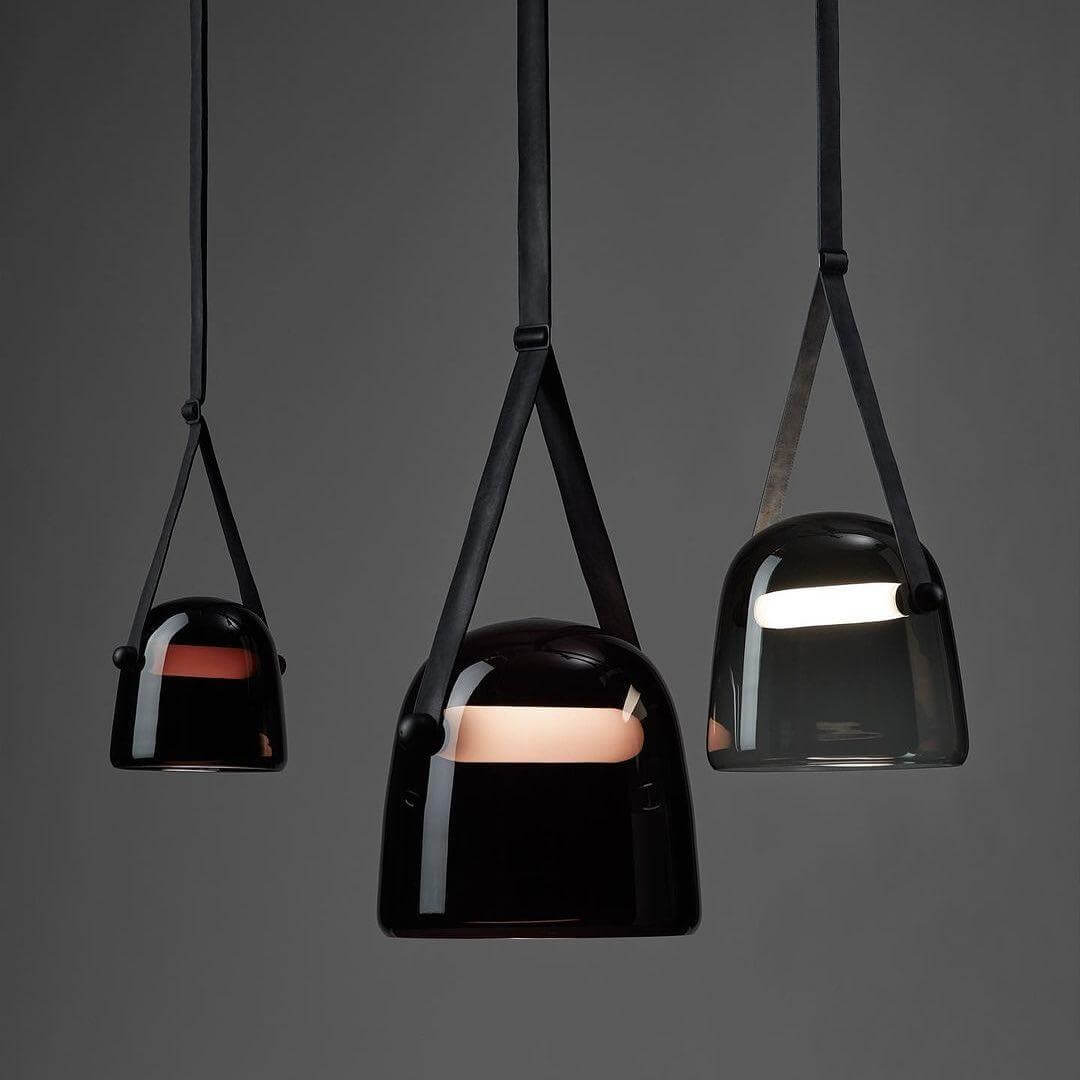 Modern Pendant Lamp with Metal Accents