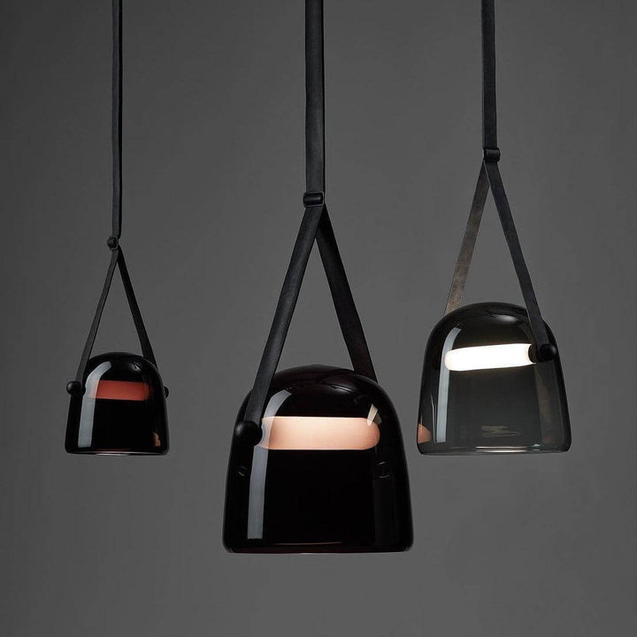 Modern Pendant Lamp with Metal Accents