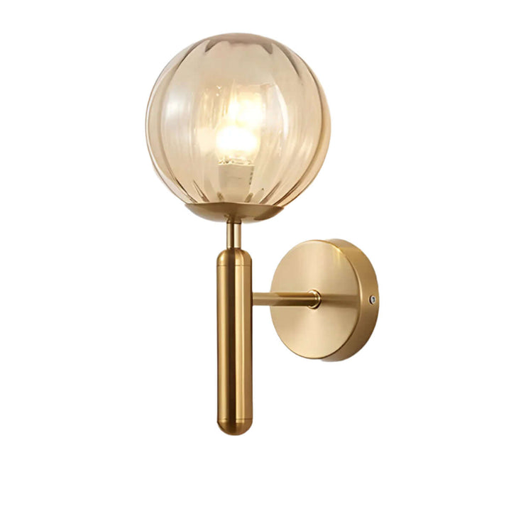 Mid-Century Modern Glass Wall Lamp