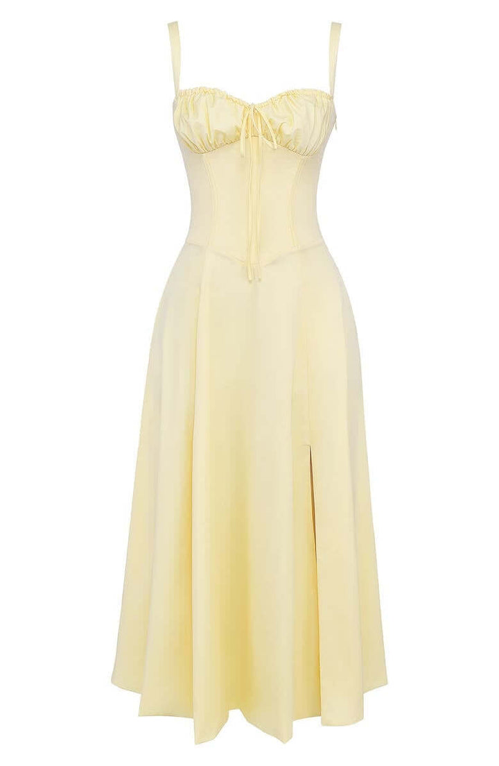 Printed Bustier Dress - Summer Dress
