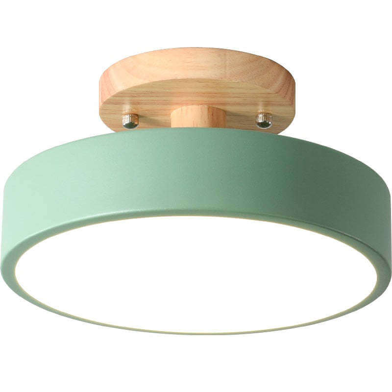 Modern Wooden LED Ceiling Light