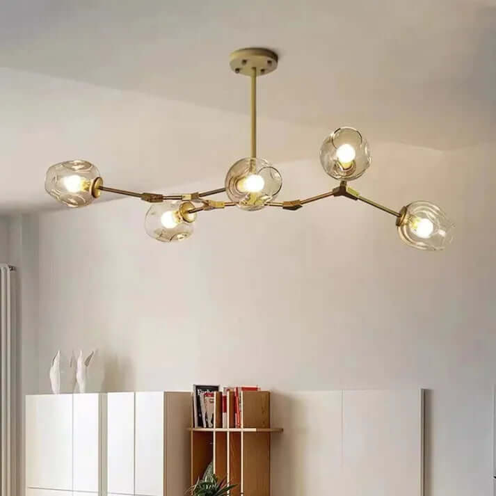 Modern Bubble Glass Sputnik Chandelier