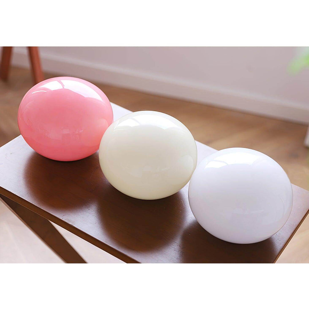 Pink Glass & Metal Sconce Light - 20cm