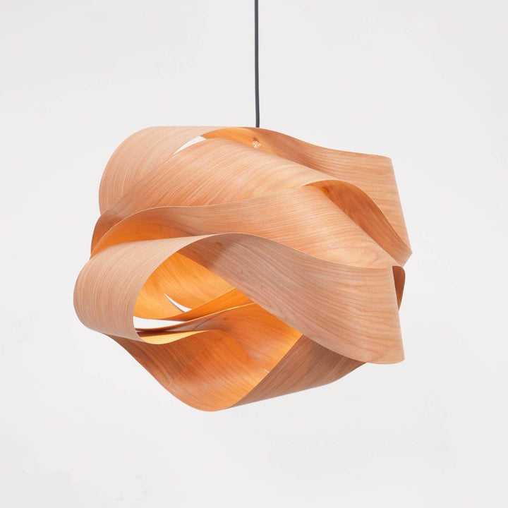 Handcrafted Wood Pendant Light