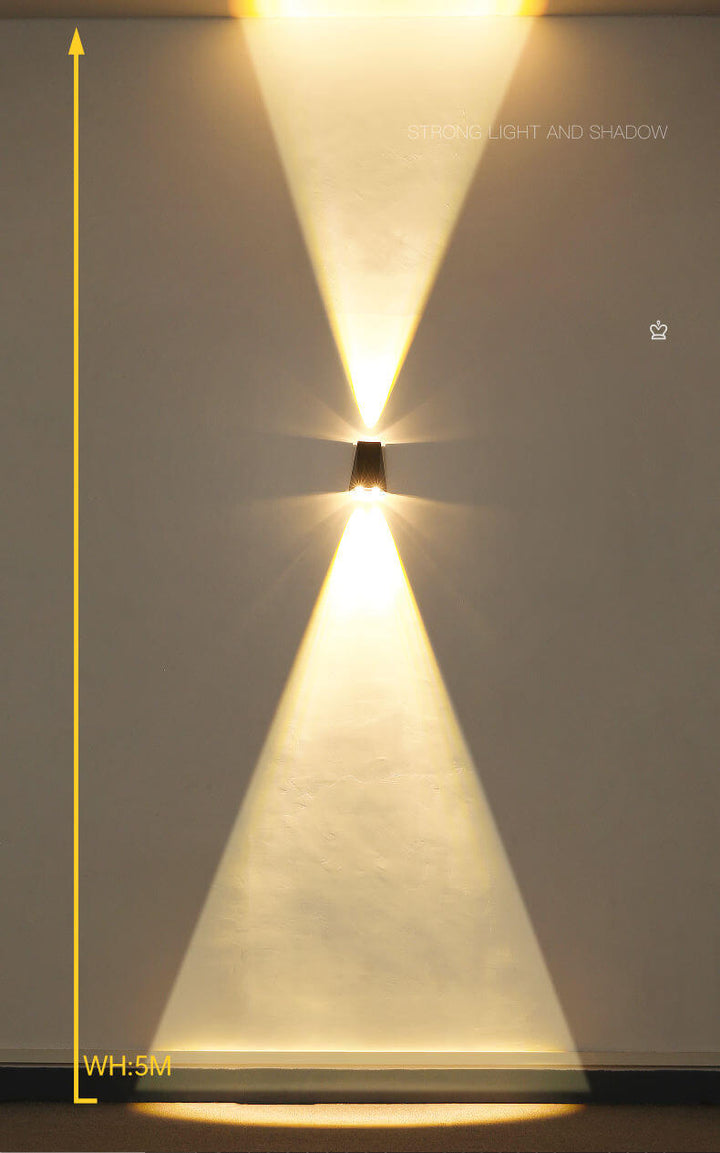 Solar LED Wall Light Outdoor Waterproof Garden