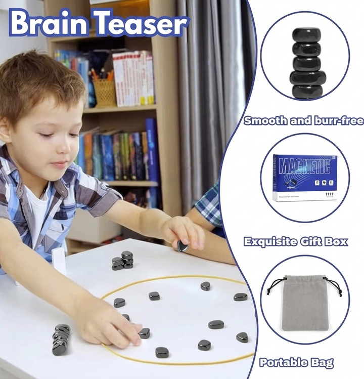 Kids' Portable Magnetic Chess Game – Strategic Fun for All Ages