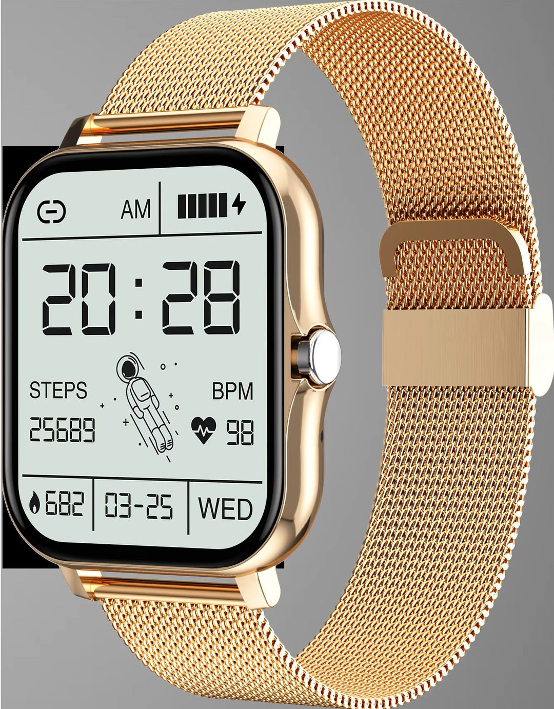 Unisex Smart Watch with Bluetooth Calling & Health Tracking