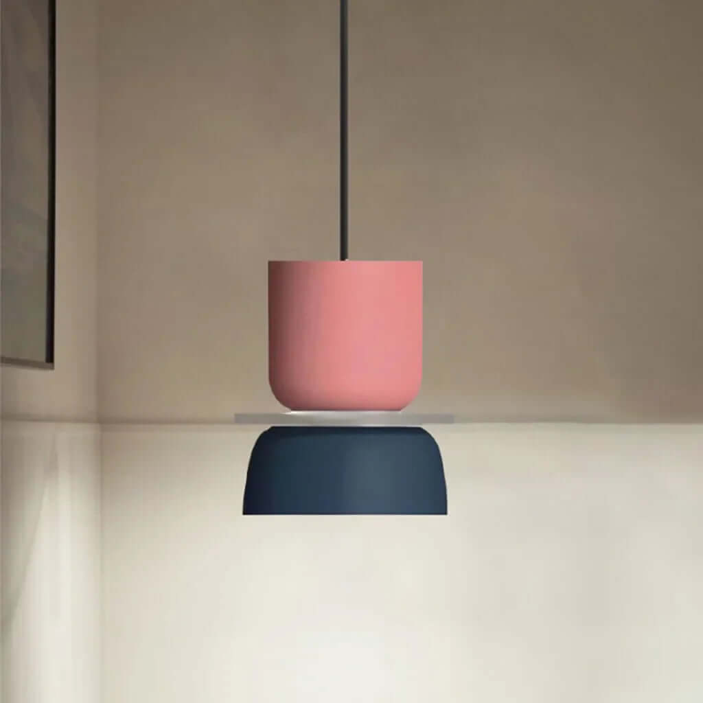 Color Block Nordic Pendant Light
