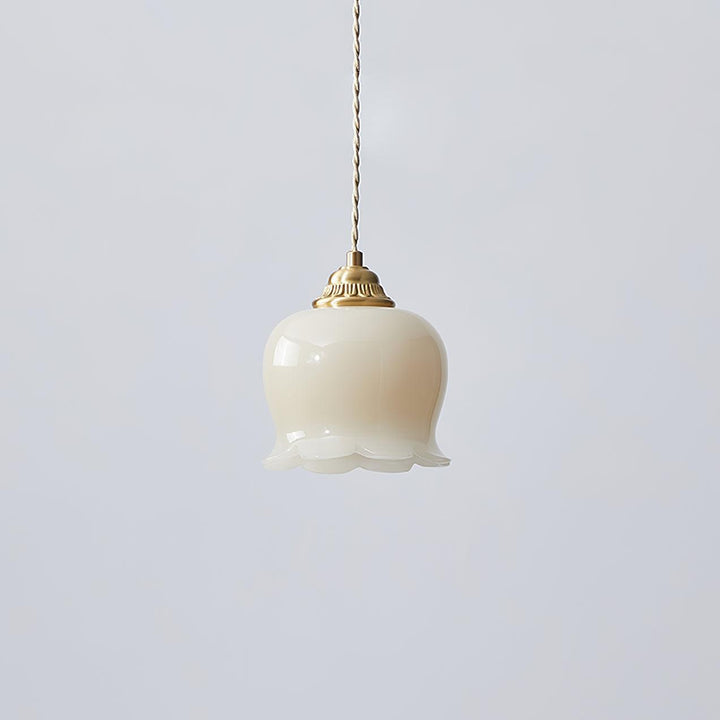 Floral Pendant Lamp, Elegant Hanging Ceiling Light Fixture