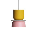 Yellow + light pink