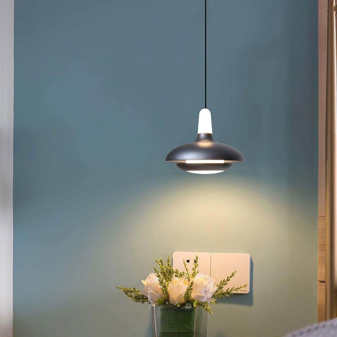 Modern LED Pendant Light, Dimmable, 18cm Diameter