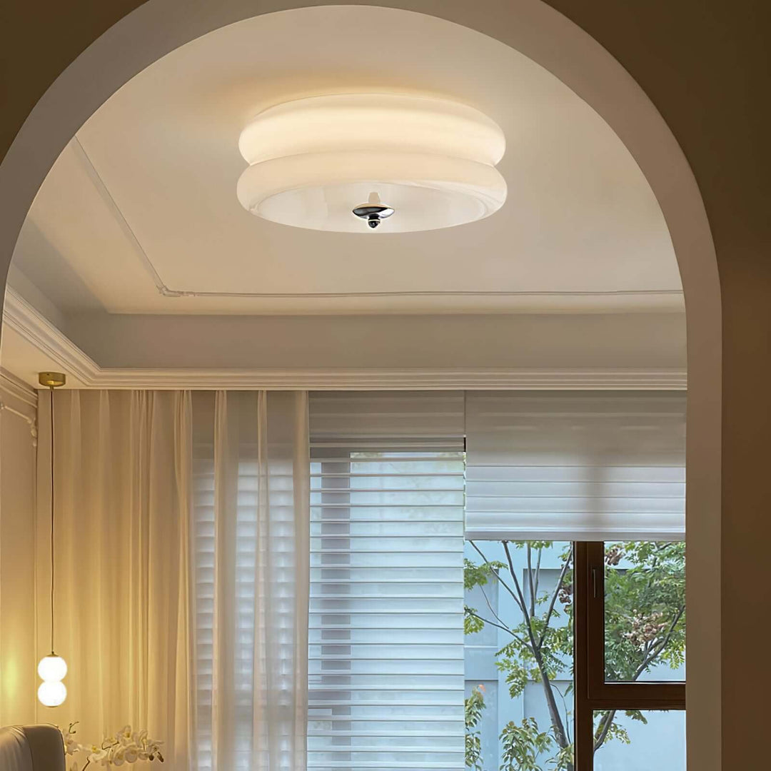 Geometric Art Deco Ceiling Light Fixture