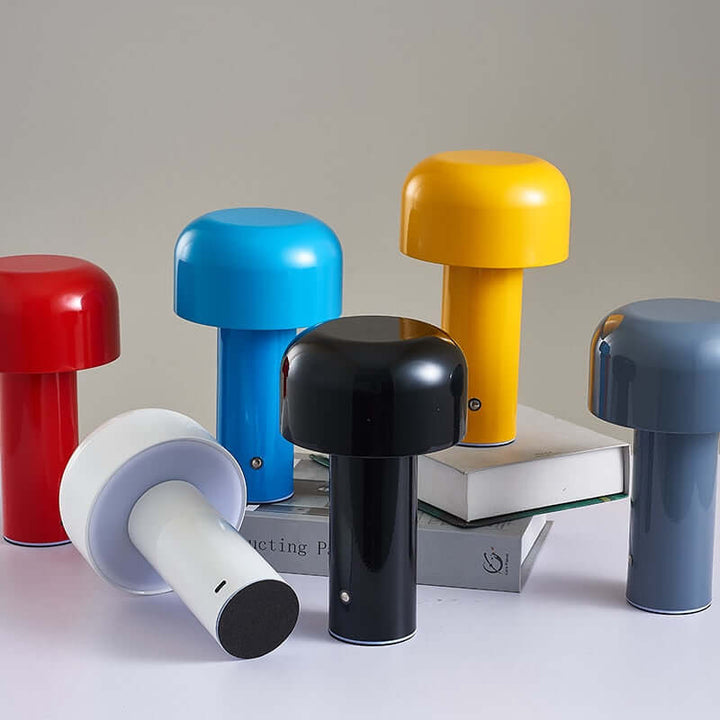 Cordless Mushroom Lamp with 3 Dimming Modes