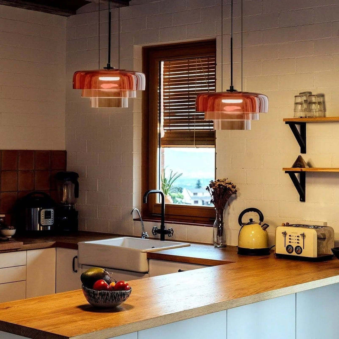Nordic Style Glass Pendant Light Fixture