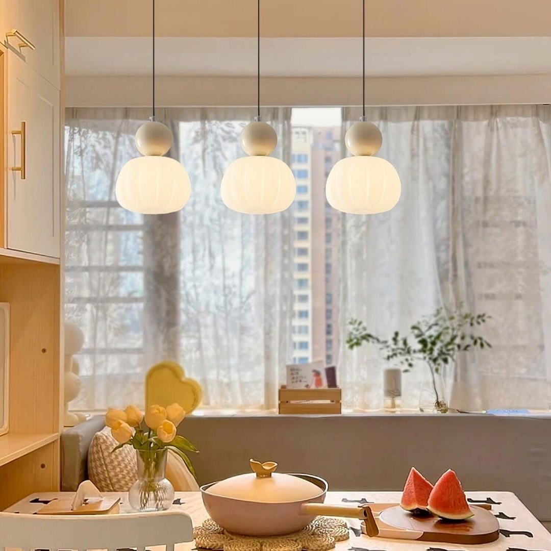Modern Pendant Lamp, Round Hanging Ceiling Light Fixture