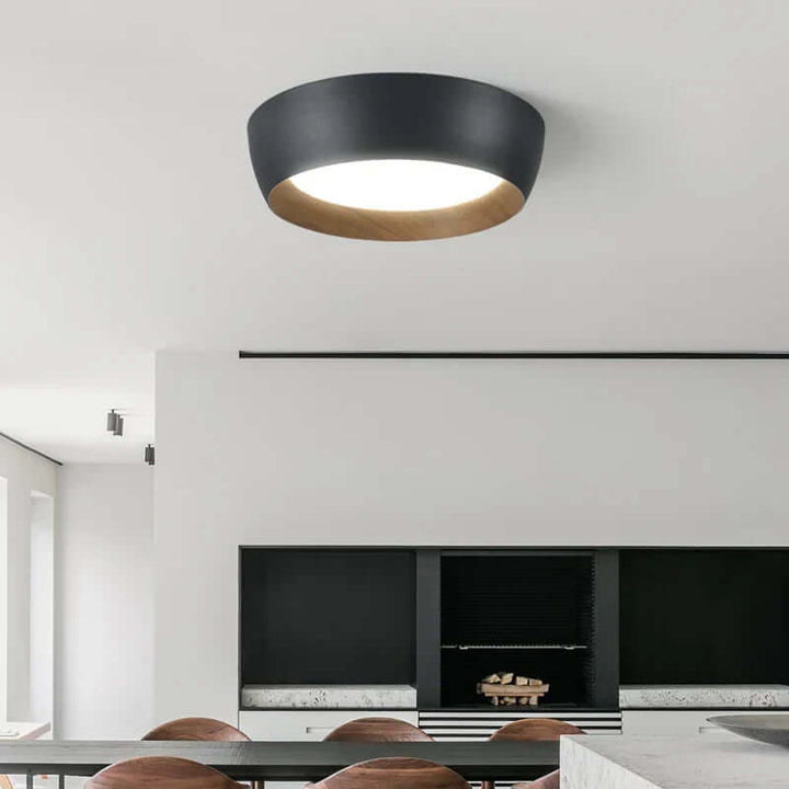 Modern Wood Accent Ceiling Light