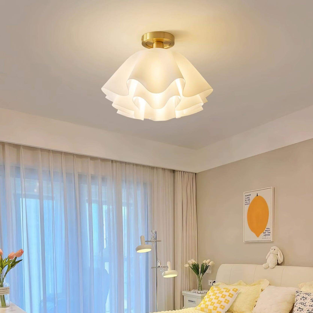 Modern Copper Ceiling Light Fixture