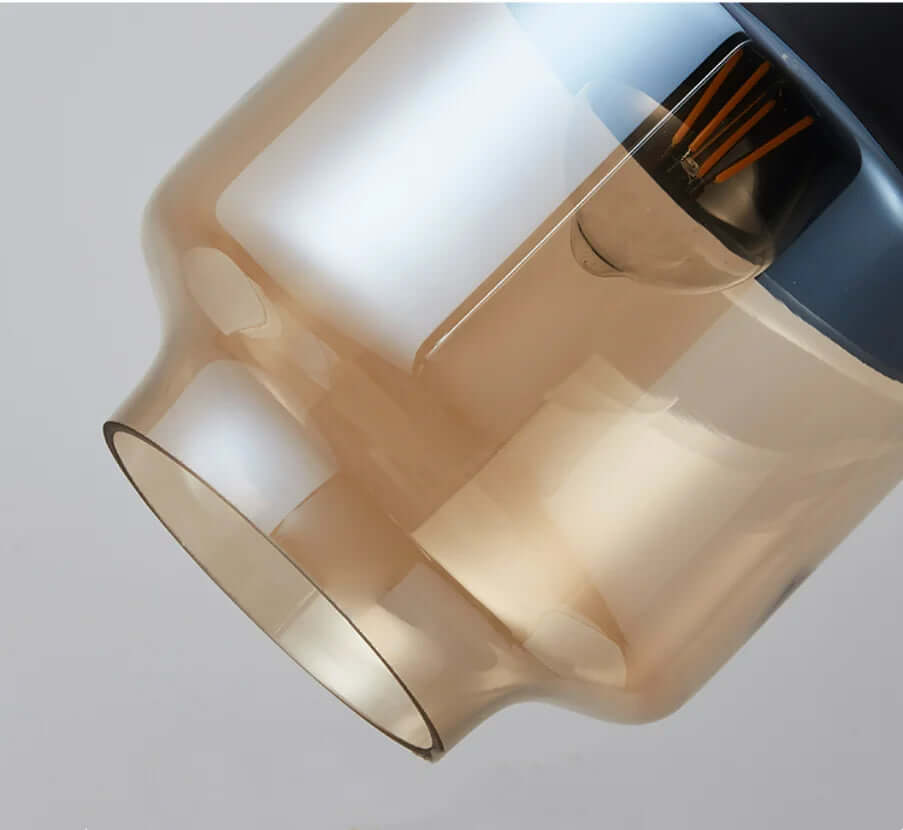 Elegant Glass Pendant Light with Adjustable Cable