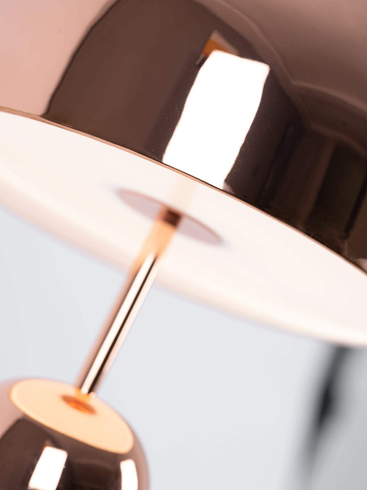 Modern Acrylic & Metal Bell Table Lamp