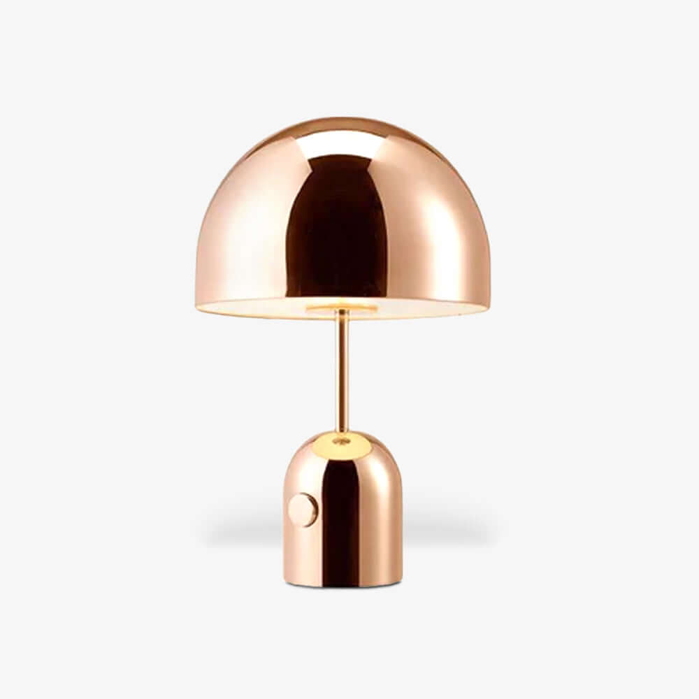 Modern Acrylic & Metal Bell Table Lamp