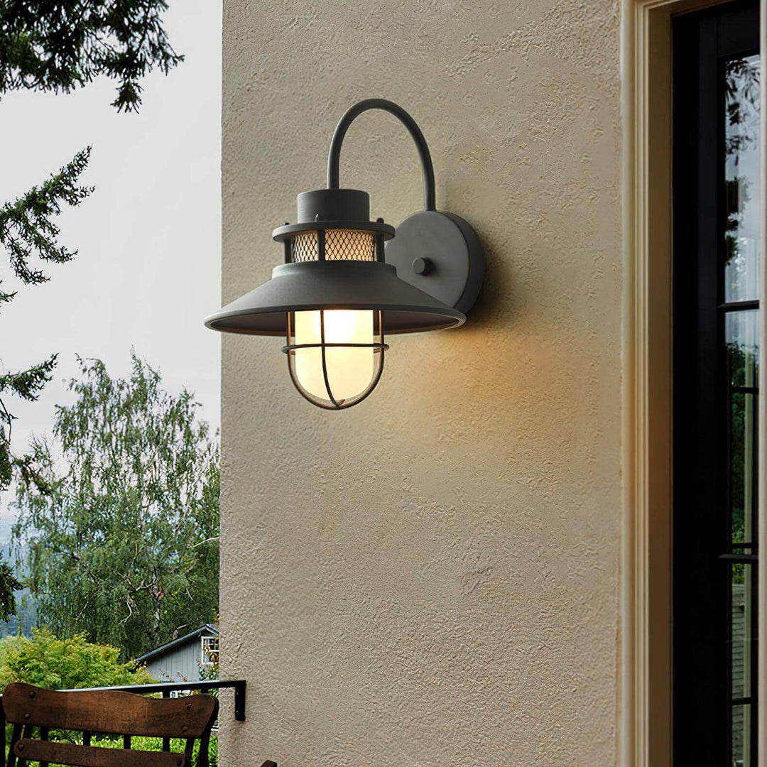 Outdoor Wall Lamp with IP65 Moisture Protection