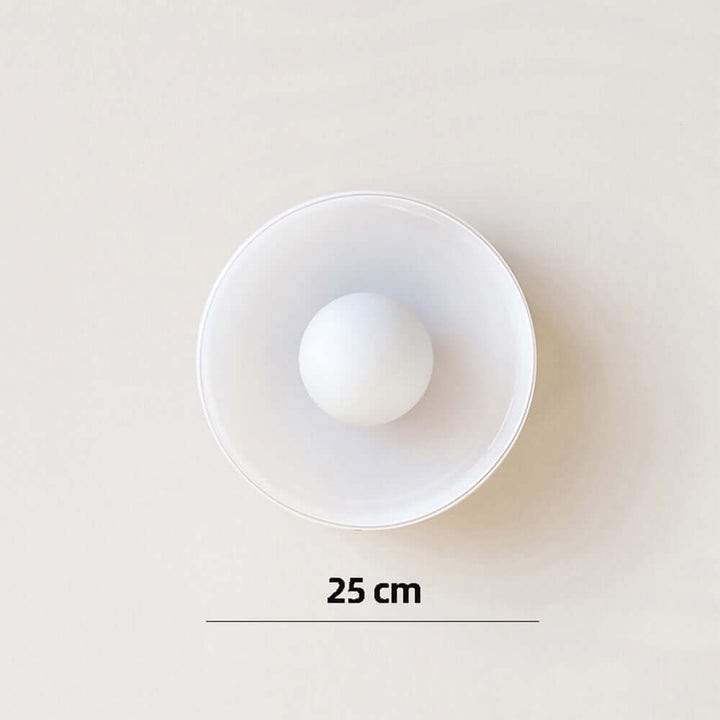 Modern Round Glass Ceiling Light Fixture
