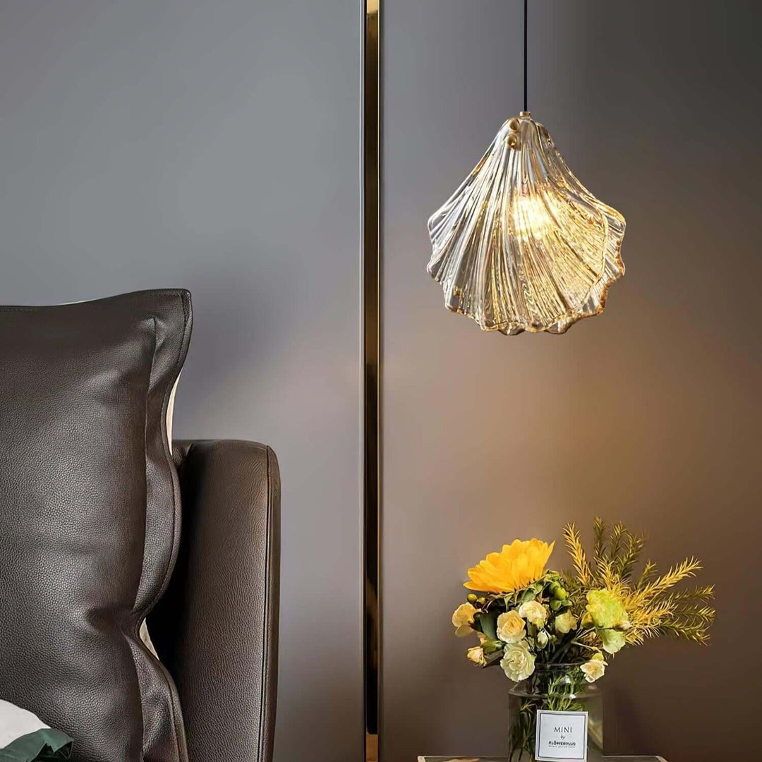 Seashell Glass Pendant Light